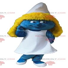 SPOTSOUND Cartoon famous Smurfette REDBROKOLY Mascot