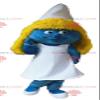 SPOTSOUND Cartoon famous Smurfette REDBROKOLY Mascot view 1