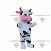SPOTSOUND White and black cow REDBROKOLY Mascot, cow costume view 1