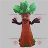 SPOTSOUND REDBROKOLY Mascot giant brown and green tree. Shrub REDBROKOLY Mascot view 1