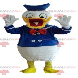 SPOTSOUND Donald Duck famous duck REDBROKOLY Mascot dressed as a sailor