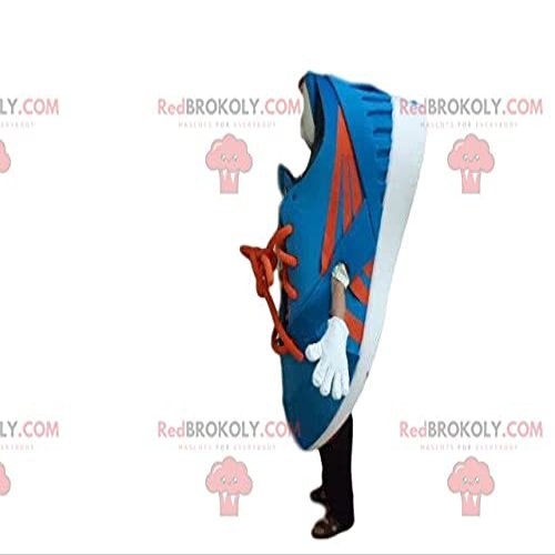 SPOTSOUND Puma basketball REDBROKOLY Mascot, blue and orange, shoe costume