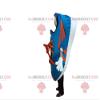 SPOTSOUND Puma basketball REDBROKOLY Mascot, blue and orange, shoe costume view 1
