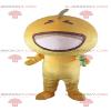 SPOTSOUND Microphone REDBROKOLY Mascot yellow glove, yellow character costume view 1