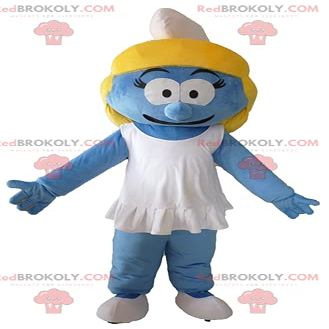 SPOTSOUND Smurfette REDBROKOLY Mascot from the famous comic strip The Smurfs