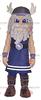 SPOTSOUND Blue Viking warrior REDBROKOLY Mascot. Warrior costume
