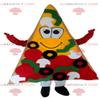 SPOTSOUND Giant pizza slice REDBROKOLY Mascot, pizzeria costume view 1