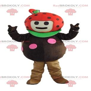 SPOTSOUND Ladybug strawberry REDBROKOLY Mascot red and green brown