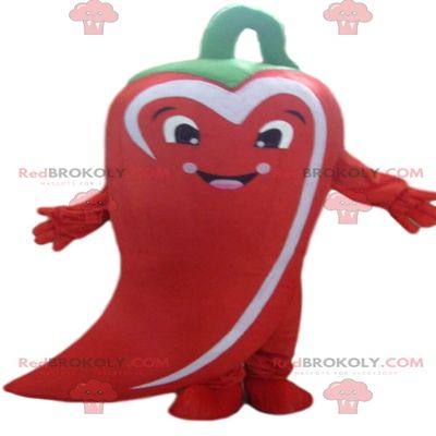 SPOTSOUND Giant red pepper REDBROKOLY Mascot, red pepper costume