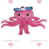 SPOTSOUND REDBROKOLY Mascot pink octopus, octopus costume, sailor costume