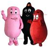 SPOTSOUND REDBROKOLY Mascots of three cartoon characters Barbapapa view 1