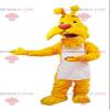 SPOTSOUND Mustache yellow dog REDBROKOLY Mascot dressed in a white apron view 1