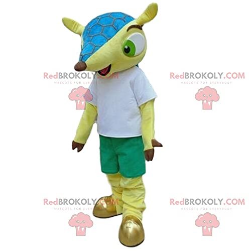 SPOTSOUND REDBROKOLY Mascot of Fuleco, famous armadillo, football world cup 2014