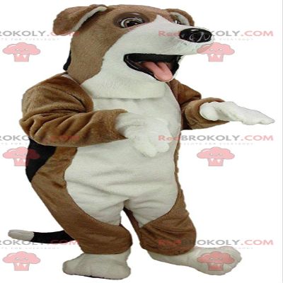 SPOTSOUND Brown, white and black beagle REDBROKOLY Mascot, dog costume