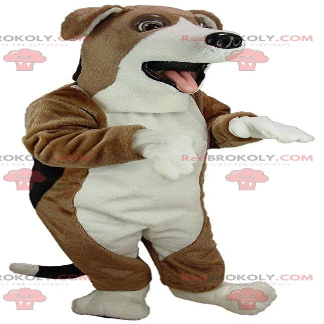 SPOTSOUND Brown, white and black beagle REDBROKOLY Mascot, dog costume