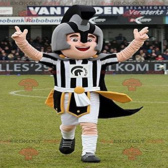SPOTSOUND Gladiator knight REDBROKOLY Mascot with a helmet