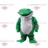 SPOTSOUND Green and white frog REDBROKOLY Mascot, toad costume