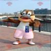 SPOTSOUND Platypus brown and gray duck bird REDBROKOLY Mascot view 1