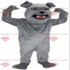 SPOTSOUND Giant bulldog REDBROKOLY Mascot, plush gray dog costume