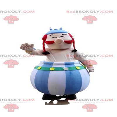 SPOTSOUND REDBROKOLY Mascot of Obelix, the famous Gallic comic strip Asterix and Obelix