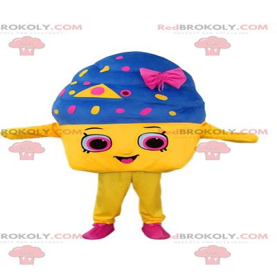 SPOTSOUND Giant ice cream pot REDBROKOLY Mascot, colorful ice cream REDBROKOLY Mascot
