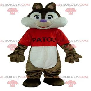 SPOTSOUND Tic or Tac REDBROKOLY Mascot famous brown and white squirrel