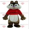 SPOTSOUND Tic or Tac REDBROKOLY Mascot famous brown and white squirrel