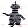 SPOTSOUND Marty REDBROKOLY Mascot the famous zebra from Madagascar cartoon