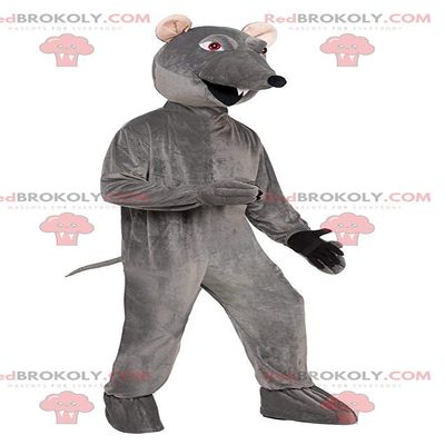 SPOTSOUND Gray rat REDBROKOLY Mascot, rodent costume, mouse