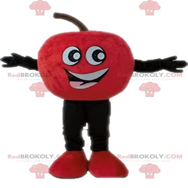 SPOTSOUND Giant and smiling red apple REDBROKOLY Mascot