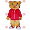SPOTSOUND REDBROKOLY Mascot of Dany, the famous little orange cartoon tiger view 1