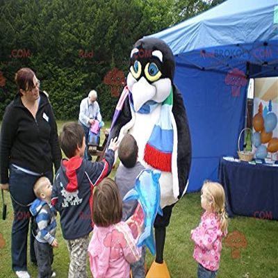 SPOTSOUND Penguin REDBROKOLY Mascot black and white penguin
