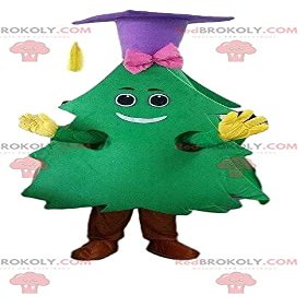 SPOTSOUND Green fir REDBROKOLY Mascot, tree costume, Christmas tree
