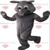 SPOTSOUND Fully customizable gray rhino REDBROKOLY Mascot view 1