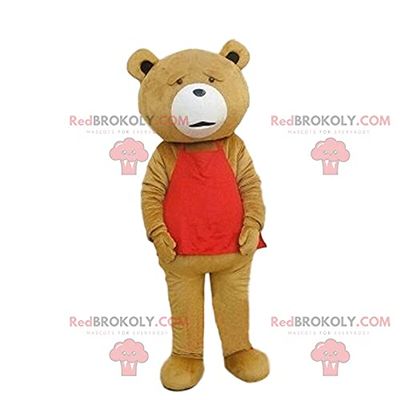 SPOTSOUND REDBROKOLY Mascot of the famous bear Ted in the film of the same name