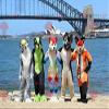 SPOTSOUND 5 colorful dog feline REDBROKOLY Mascots view 1