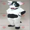 SPOTSOUND Black and white cow REDBROKOLY Mascot view 1