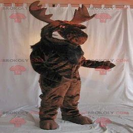 SPOTSOUND Brown caribou elk REDBROKOLY Mascot