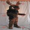 SPOTSOUND Brown caribou elk REDBROKOLY Mascot