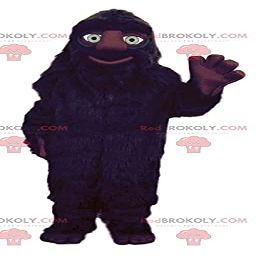 SPOTSOUND Black hairy monster REDBROKOLY Mascot