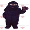 SPOTSOUND Black hairy monster REDBROKOLY Mascot