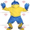 SPOTSOUND Blue and yellow eagle REDBROKOLY Mascot, giant blue bird costume view 1