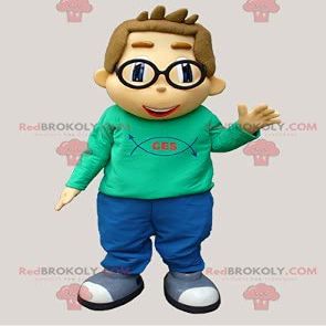 SPOTSOUND Computer scientist nerd school REDBROKOLY Mascot