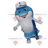 SPOTSOUND Dolphin REDBROKOLY Mascot, dolphin costume, female REDBROKOLY Mascot