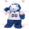 SPOTSOUND All hairy blue and white horse foal REDBROKOLY Mascot