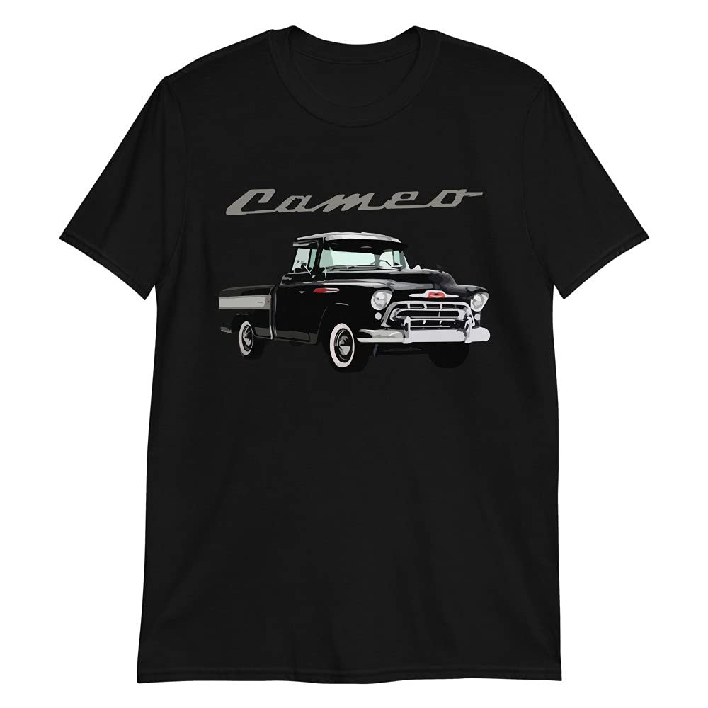1958 Chevy Cameo 3100 Apache Truck Advanced Design Antique Pickup Short-Sleeve Unisex T-Shirt