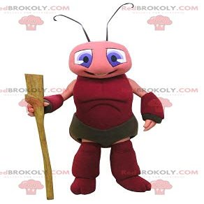 SPOTSOUND Pink and red locust ant REDBROKOLY Mascot