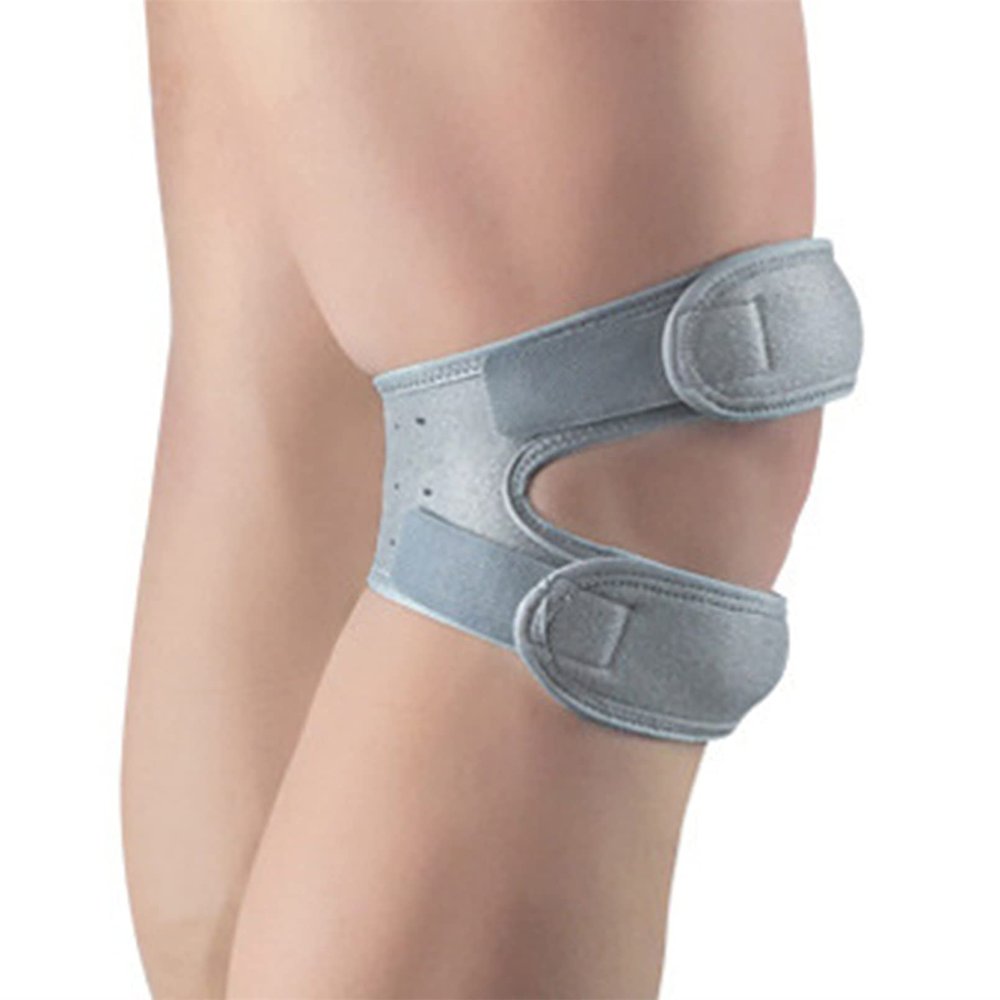 Botreelife Adjustable Patella Knee Strap For Running Fitness Stairs Climbing Basketball And Athletics,Grey