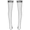 Alvivi Mens Sexy Fishnet Pantyhose Lace Trim Top Thin High Stockings Tight Leggings Lingerie Black One Size view 2