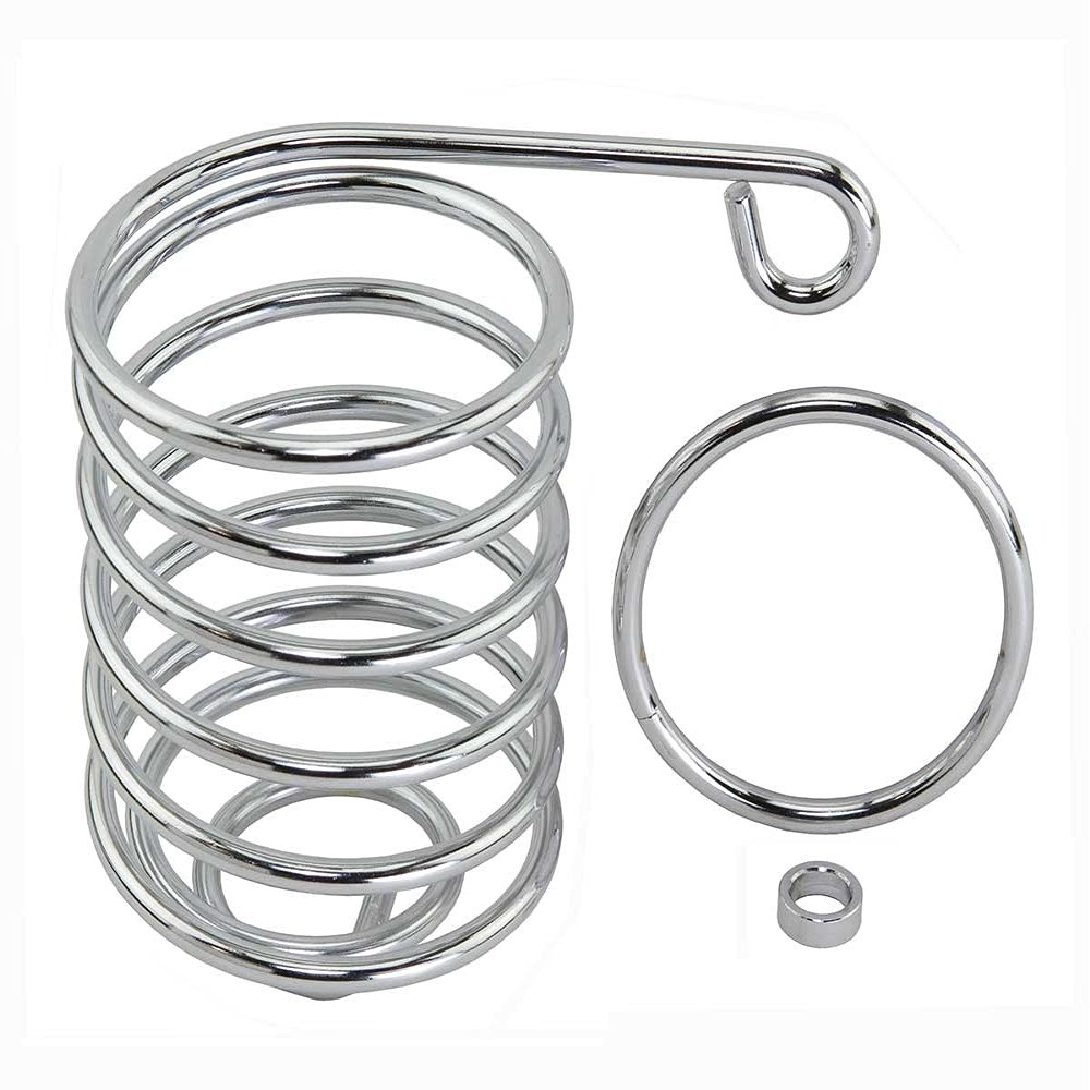 Lowrider Chrome Round Baseball Bat Holder for Bike, Bicycle, Cruiser, Trike.